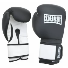 Перчатки боксерские Excalibur 8071/01 Black/White Buffalo 16 унций